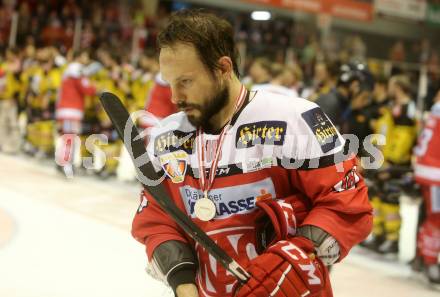 EBEL. Eishockey Bundesliga. KAC gegen 	UPC Vienna Capitals. Thomas Koch (KAC). Klagenfurt, am 7.4.2017.
Foto: Kuess

---
pressefotos, pressefotografie, kuess, qs, qspictures, sport, bild, bilder, bilddatenbank