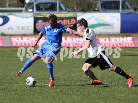 Fussball. Kaerntner Liga. Eberstein gegen ASV. Ilias Chaschmagamadov (Eberstein), Grega Triplat (ASV). Eberstein, 8.4.2017.
Foto: Kuess
---
pressefotos, pressefotografie, kuess, qs, qspictures, sport, bild, bilder, bilddatenbank
