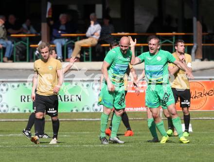Fussball. Kaerntner Liga. Koettmannsdorf gegen Lendorf. Torjubel Mario Nagy  (Lendorf). Koettmannsdorf, 9.4.2017.
Foto: Kuess
---
pressefotos, pressefotografie, kuess, qs, qspictures, sport, bild, bilder, bilddatenbank