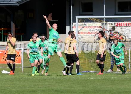Fussball. Kaerntner Liga. Koettmannsdorf gegen Lendorf. Torjubel Mario Nagy  (Lendorf). Koettmannsdorf, 9.4.2017.
Foto: Kuess
---
pressefotos, pressefotografie, kuess, qs, qspictures, sport, bild, bilder, bilddatenbank