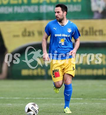 Fussball Kaerntner Liga. SAK gegen Bleiburg. Lovro Plimon  (Bleiburg). Welzenegg, am 21.4.2017.
Foto: Kuess
---
pressefotos, pressefotografie, kuess, qs, qspictures, sport, bild, bilder, bilddatenbank