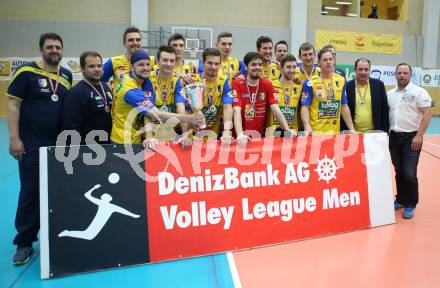 AVL. DenizBank AG Volley League Men. 5. Finalspiel. SK Posojilnica Aich/Dob gegen Hypo Tirol VT.  (Aich Dob). Bleiburg, am 23.4.2017.
Foto: Kuess
---
pressefotos, pressefotografie, kuess, qs, qspictures, sport, bild, bilder, bilddatenbank