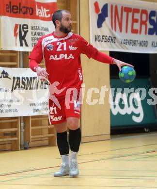 Handball. HLA. Playoff. Viertelfinale. SC Ferlach gegen Alpla HC Hard. Michael Knauth (Hard). Ferlach, am 23.4.2017.
Foto: Kuess
---
pressefotos, pressefotografie, kuess, qs, qspictures, sport, bild, bilder, bilddatenbank
