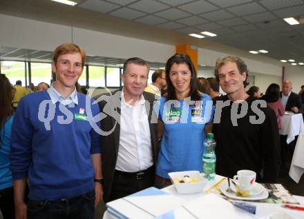 Olympiazentrum Kaernten. Pressefruehstueck. Florian Berg, Karl Schnabl, Magdelena Lobnig, Thomas Brandauer. Klagenfurt, am 25.4.2017.
Foto: Kuess
---
pressefotos, pressefotografie, kuess, qs, qspictures, sport, bild, bilder, bilddatenbank