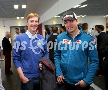 Olympiazentrum Kaernten. Pressefruehstueck. Florian Berg, Markus Salcher. Klagenfurt, am 25.4.2017.
Foto: Kuess

---
pressefotos, pressefotografie, kuess, qs, qspictures, sport, bild, bilder, bilddatenbank