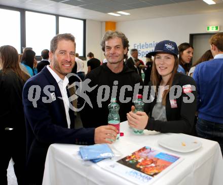 Olympiazentrum Kaernten. Pressefruehstueck. Thomas Brandauer, Carmen Thalmann. Klagenfurt, am 25.4.2017.
Foto: Kuess
---
pressefotos, pressefotografie, kuess, qs, qspictures, sport, bild, bilder, bilddatenbank