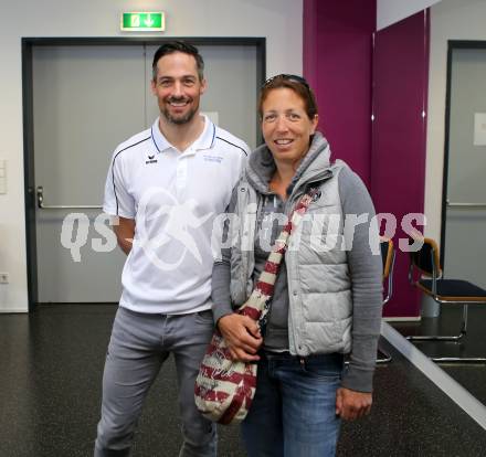 Olympiazentrum Kaernten. Pressefruehstueck. Harald Hudetz, Michaela Taupe-Traer. Klagenfurt, am 25.4.2017.
Foto: Kuess
---
pressefotos, pressefotografie, kuess, qs, qspictures, sport, bild, bilder, bilddatenbank