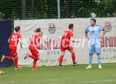 Fussball. Unterliga Ost. KAC 1909 gegen Sirnitz. Torjubel  Lukas Lausegger (KAC). Klagenfurt, 6.5.2017.
Foto: Kuess
---
pressefotos, pressefotografie, kuess, qs, qspictures, sport, bild, bilder, bilddatenbank