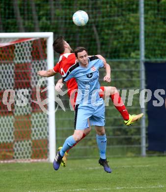 Fussball. Unterliga Ost. KAC 1909 gegen Sirnitz.  Marcel Guenther Kuster (KAC), Gregor Gwenger (Sirnitz). Klagenfurt, 6.5.2017.
Foto: Kuess
---
pressefotos, pressefotografie, kuess, qs, qspictures, sport, bild, bilder, bilddatenbank