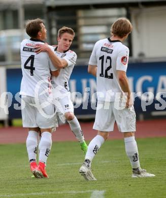 Fussball. Kaerntner Liga. WAC Amateure gegen Lendorf. Torjubel Christopher Wernitznig (WAC Amat.).  Wolfsberg, 5.5.2017.
Foto: Kuess
Foto: Kuess
---
pressefotos, pressefotografie, kuess, qs, qspictures, sport, bild, bilder, bilddatenbank