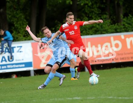 Fussball. Unterliga Ost. KAC 1909 gegen Sirnitz. Robert Matic (KAC),  Kevin Krassnitzer (Sirnitz). Klagenfurt, 6.5.2017.
Foto: Kuess
---
pressefotos, pressefotografie, kuess, qs, qspictures, sport, bild, bilder, bilddatenbank