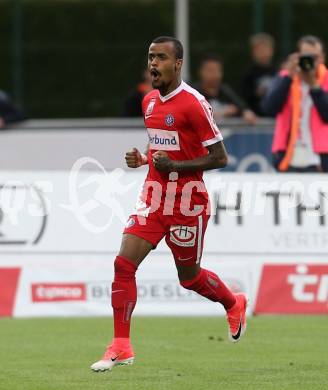 Fussball Bundesliga. RZ Pellets WAC gegen  FK Austria Wien. Torjubel Felipe Augusto Rodrigues Pires (Austria Wien). Wolfsberg, am 20.5.2017.
Foto: Kuess

---
pressefotos, pressefotografie, kuess, qs, qspictures, sport, bild, bilder, bilddatenbank