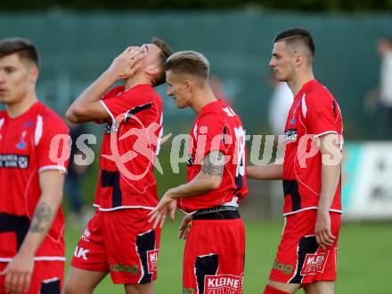 Fussball. Kaerntner Liga. WAC Amateure gegen SAK. Enttaeuscht Jurinic Andrej (SAK). St. Andrae, 26.5.2017. 
Foto: Kuess
---
pressefotos, pressefotografie, kuess, qs, qspictures, sport, bild, bilder, bilddatenbank
