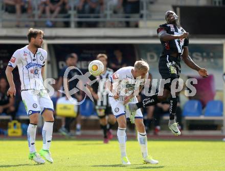 Fussball Bundesliga. RZ Pellets WAC gegen  SK Puntigamer Sturm Graz.  Dever Akeem Orgill,  (WAC), Christian Schulz, James Alexander Jeggo (Graz). Wolfsberg, am 28.5.2017.
Foto: Kuess

---
pressefotos, pressefotografie, kuess, qs, qspictures, sport, bild, bilder, bilddatenbank