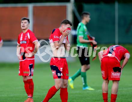 Fussball. Kaerntner Liga. WAC Amateure gegen SAK. Enttaeuscht Luka Hudopisk (SAK). St. Andrae, 26.5.2017. 
Foto: Kuess
---
pressefotos, pressefotografie, kuess, qs, qspictures, sport, bild, bilder, bilddatenbank