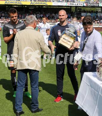 Fussball Bundesliga. RZ Pellets WAC gegen  SK Puntigamer Sturm Graz.  Verabschiedung Co-Trainer Christian Ilzer (WAC). Wolfsberg, am 28.5.2017.
Foto: Kuess

---
pressefotos, pressefotografie, kuess, qs, qspictures, sport, bild, bilder, bilddatenbank