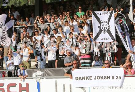 Fussball Bundesliga. RZ Pellets WAC gegen  SK Puntigamer Sturm Graz.  Fans (WAC). Wolfsberg, am 28.5.2017.
Foto: Kuess

---
pressefotos, pressefotografie, kuess, qs, qspictures, sport, bild, bilder, bilddatenbank