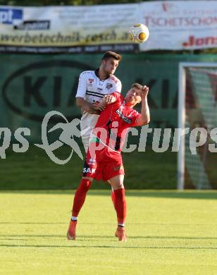 Fussball. Kaerntner Liga. WAC Amateure gegen SAK. Amar Hodzic (WAC),  Luka Hudopisk (SAK). St. Andrae, 26.5.2017. 
Foto: Kuess
---
pressefotos, pressefotografie, kuess, qs, qspictures, sport, bild, bilder, bilddatenbank