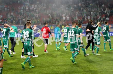 Fussball OEFB Samsung Cupfinale. SK Rapid Wien gegen FC Red Bull Salzburg.  Rapid. Klagenfurt Woertherseestadion, am 1.6.2017.
Foto: Kuess

---
pressefotos, pressefotografie, kuess, qs, qspictures, sport, bild, bilder, bilddatenbank