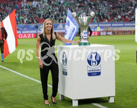 Fussball OEFB Samsung Cupfinale. SK Rapid Wien gegen FC Red Bull Salzburg. Jasmin Ouschan. Klagenfurt Woertherseestadion, am 1.6.2017.
Foto: Kuess

---
pressefotos, pressefotografie, kuess, qs, qspictures, sport, bild, bilder, bilddatenbank