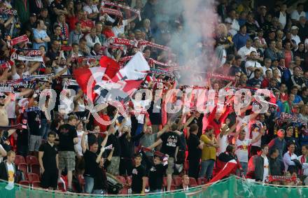 Fussball OEFB Samsung Cupfinale. SK Rapid Wien gegen FC Red Bull Salzburg. Fans (Salzburg). Klagenfurt Woertherseestadion, am 1.6.2017.
Foto: Kuess

---
pressefotos, pressefotografie, kuess, qs, qspictures, sport, bild, bilder, bilddatenbank