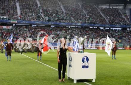 Fussball OEFB Samsung Cupfinale. SK Rapid Wien gegen FC Red Bull Salzburg. Jasmin Ouschan. Klagenfurt Woertherseestadion, am 1.6.2017.
Foto: Kuess

---
pressefotos, pressefotografie, kuess, qs, qspictures, sport, bild, bilder, bilddatenbank