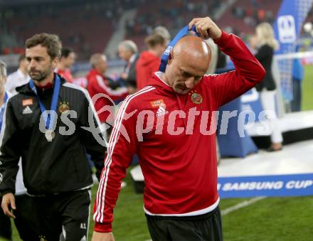 Fussball OEFB Samsung Cupfinale. SK Rapid Wien gegen FC Red Bull Salzburg. Trainer Goran Djuricin Rapid (Wien). Klagenfurt Woertherseestadion, am 1.6.2017.
Foto: Kuess

---
pressefotos, pressefotografie, kuess, qs, qspictures, sport, bild, bilder, bilddatenbank