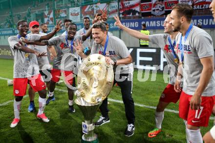 Fussball OEFB Samsung Cupfinale. SK Rapid Wien gegen FC Red Bull Salzburg. Trainer Oscar Garcia Junyent (Salzburg). Klagenfurt Woertherseestadion, am 1.6.2017.
Foto: Kuess

---
pressefotos, pressefotografie, kuess, qs, qspictures, sport, bild, bilder, bilddatenbank