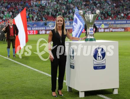 Fussball OEFB Samsung Cupfinale. SK Rapid Wien gegen FC Red Bull Salzburg. Jasmin Ouschan. Klagenfurt Woertherseestadion, am 1.6.2017.
Foto: Kuess

---
pressefotos, pressefotografie, kuess, qs, qspictures, sport, bild, bilder, bilddatenbank