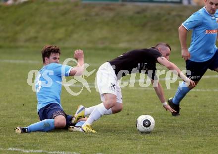 Fussball Kaerntner Liga. Eberstein gegen Gmuend. Antonio Vavpic (Eberstein), Sladjan Djurdjevic (Gmeund). Gmuend, am 3.6.2017.
Foto: Kuess
---
pressefotos, pressefotografie, kuess, qs, qspictures, sport, bild, bilder, bilddatenbank