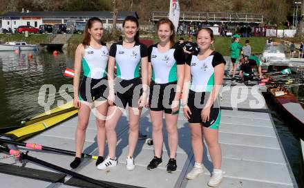 Rudern. Annika Slamanig, Anna Werzi, Sarah Ploesch, Jacqueline Leidolf. Voelkermarkt, am 2.4.2017.
Foto: Kuess
---
pressefotos, pressefotografie, kuess, qs, qspictures, sport, bild, bilder, bilddatenbank