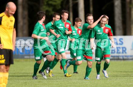 Fussball 1. Klasse C. Oberglan gegen Wietersdorf. Torjubel  (Wietersdorf). Oberglan, am 10.6.2017.
Foto: Kuess
---
pressefotos, pressefotografie, kuess, qs, qspictures, sport, bild, bilder, bilddatenbank