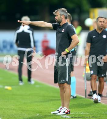 Fussball Tipico Bundesliga. RZ Pellets WAC gegen FC Red Bull Salzburg. Trainer Marco Rose (Salzburg). Wolfsberg, am  22.7.2017.
Foto: Kuess

---
pressefotos, pressefotografie, kuess, qs, qspictures, sport, bild, bilder, bilddatenbank