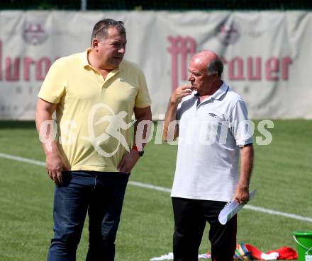 Fussball. 2. Klasse D. KAC B Juniors gegen Viktring. Walter Auer, Trainer Branko Bosnjak (KAC). Klagenfurt, 29.7.2017.
Foto: Kuess
---
pressefotos, pressefotografie, kuess, qs, qspictures, sport, bild, bilder, bilddatenbank