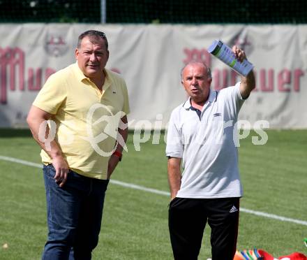 Fussball. 2. Klasse D. KAC B Juniors gegen Viktring. Walter Auer, Trainer Branko Bosnjak (KAC). Klagenfurt, 29.7.2017.
Foto: Kuess
---
pressefotos, pressefotografie, kuess, qs, qspictures, sport, bild, bilder, bilddatenbank