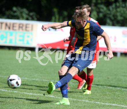 Fussball. 2. Klasse D. KAC B Juniors gegen Viktring. Gabriel Helmut Payer (Viktring). Klagenfurt, 29.7.2017.
Foto: Kuess
---
pressefotos, pressefotografie, kuess, qs, qspictures, sport, bild, bilder, bilddatenbank
