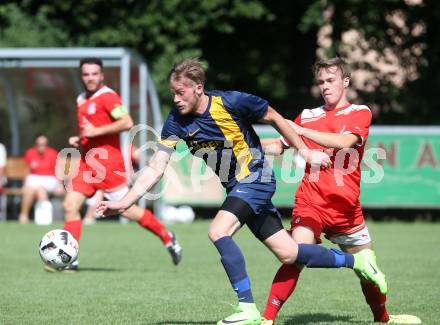 Fussball. 2. Klasse D. KAC B Juniors gegen Viktring. Florian Josef Vojticek (KAC), Gabriel Helmut Payer (Viktring). Klagenfurt, 29.7.2017.
Foto: Kuess
---
pressefotos, pressefotografie, kuess, qs, qspictures, sport, bild, bilder, bilddatenbank
