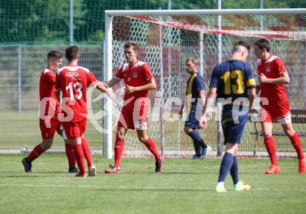 Fussball. 2. Klasse D. KAC B Juniors gegen Viktring. Torjubel Johannes Georg Sibitz (KAC). Klagenfurt, 29.7.2017.
Foto: Kuess
---
pressefotos, pressefotografie, kuess, qs, qspictures, sport, bild, bilder, bilddatenbank