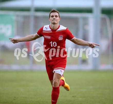 Fussball Kaerntner Liga. KAC 1909 gegen Lendorf. Robert Matic (KAC). Klagenfurt, am 5.8.2017.
Foto: Kuess
---
pressefotos, pressefotografie, kuess, qs, qspictures, sport, bild, bilder, bilddatenbank