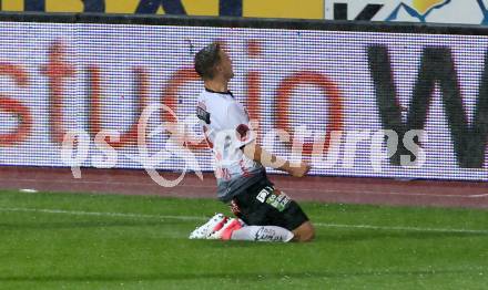 Fussball Tipico Bundesliga. RZ Pellets WAC gegen Cashpoint SCR Altach. Torjubel Bernd Gschweidl (WAC). Wolfsberg, am  6.8.2017.
Foto: Kuess

---
pressefotos, pressefotografie, kuess, qs, qspictures, sport, bild, bilder, bilddatenbank