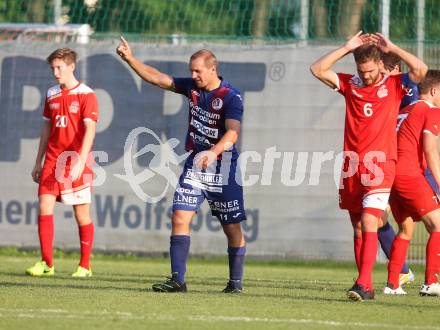 Fussball Kaerntner Liga. KAC 1909 gegen Lendorf. Torjubel Martin Morgenstern (Lendorf). Klagenfurt, am 5.8.2017.
Foto: Kuess
---
pressefotos, pressefotografie, kuess, qs, qspictures, sport, bild, bilder, bilddatenbank