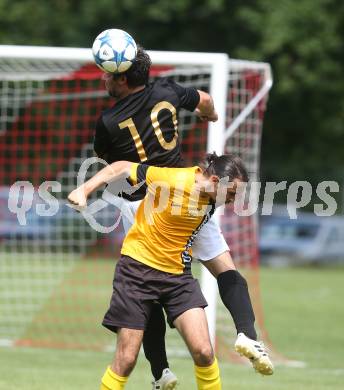 Fussball: 1. Klasse B. Feistritz/Ros. gegen Faakersee. Josef Durnik (Feistritz/Ros.), Thomas Unterguggenberger (Faakersee). Feistritz, 6.8.2017.
Foto: Kuess
---
pressefotos, pressefotografie, kuess, qs, qspictures, sport, bild, bilder, bilddatenbank