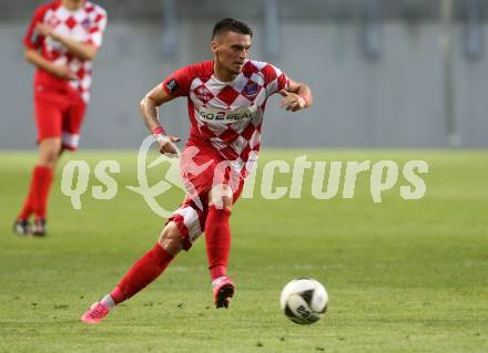 Fussball Regionalliga. SK Austria Klagenfurt gegen SC Weiz. Tadej Zagar Knez (Klagenfurt). Klagenfurt, am 4.8.2017.
Foto: Kuess
---
pressefotos, pressefotografie, kuess, qs, qspictures, sport, bild, bilder, bilddatenbank