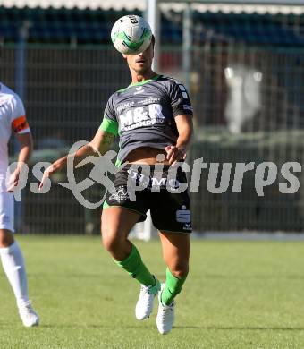 Fussball Kaerntner Liga. SAK gegen Feldkirchen. Sebastian Hertelt (Feldkirchen). Welzenegg, am 11.8.2017.
Foto: Kuess
---
pressefotos, pressefotografie, kuess, qs, qspictures, sport, bild, bilder, bilddatenbank