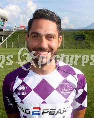 Fussball. Regionalliga. SK Austria Klagenfurt. Mannschaftsfototermin.  Daniel Mendes . Klagenfurt, 17.8.2017.
Foto: Kuess
---
pressefotos, pressefotografie, kuess, qs, qspictures, sport, bild, bilder, bilddatenbank