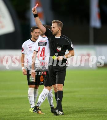 Fussball Tipico Bundesliga. RZ Pellets WAC gegen FC Flyeralarm Admira. Schiedsrichter Julian Weinberger. Wolfsberg, am  19.8.2017.
Foto: Kuess

---
pressefotos, pressefotografie, kuess, qs, qspictures, sport, bild, bilder, bilddatenbank