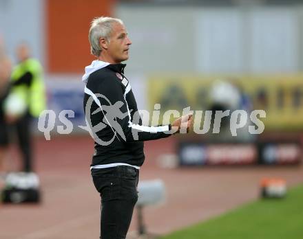 Fussball Tipico Bundesliga. RZ Pellets WAC gegen FC Flyeralarm Admira. Trainer Heimo Pfeifenberger (WAC). Wolfsberg, am  19.8.2017.
Foto: Kuess

---
pressefotos, pressefotografie, kuess, qs, qspictures, sport, bild, bilder, bilddatenbank