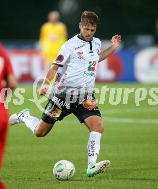 Fussball Tipico Bundesliga. RZ Pellets WAC gegen FC Flyeralarm Admira. Boris Huettenbrenner (WAC). Wolfsberg, am  19.8.2017.
Foto: Kuess

---
pressefotos, pressefotografie, kuess, qs, qspictures, sport, bild, bilder, bilddatenbank