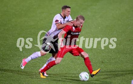 Fussball Tipico Bundesliga. RZ Pellets WAC gegen FC Flyeralarm Admira. Bernd Gschweidl,  (WAC), Thomas Ebner (Admira). Wolfsberg, am  19.8.2017.
Foto: Kuess

---
pressefotos, pressefotografie, kuess, qs, qspictures, sport, bild, bilder, bilddatenbank