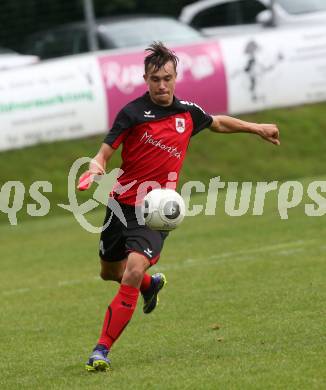 Fussball. Unterliga Ost. Eberstein gegen Rueckersdorf. Georg Kert  (Rueckersdorf). Eberstein, 19.8.2017.
Foto: Kuess
---
pressefotos, pressefotografie, kuess, qs, qspictures, sport, bild, bilder, bilddatenbank